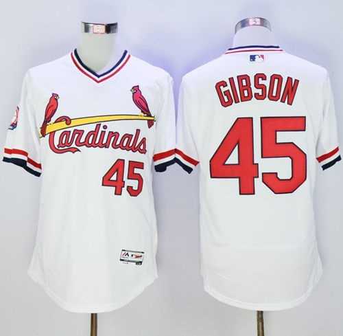 St.Louis Cardinals #45 Bob Gibson White 2016 Flexbase Collection Cooperstown Stitched Baseball Jersey,We sell and wholesale St.Louis Cardinals #45 Bob Gibson White 2016 Flexbase Collection Cooperstown Stitched Baseball Jersey on line form chian!